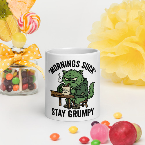 Kaffeebecher morgenmuffel - kaffeebecher,
