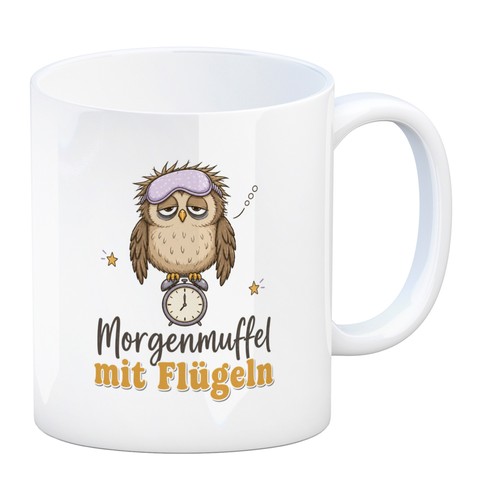 Kaffeebecher morgenmuffel - morgenmuffel,