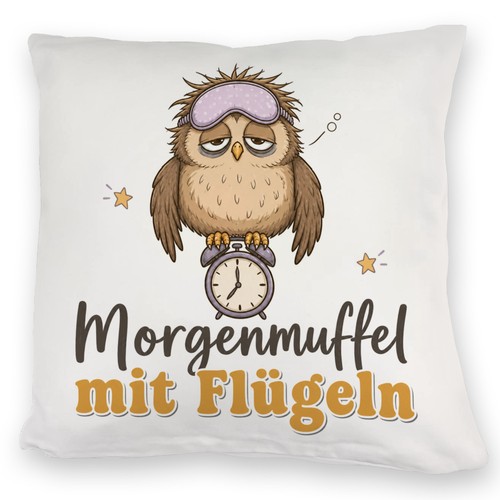 Kuschelkissen morgenmuffel - morgenmuffel,