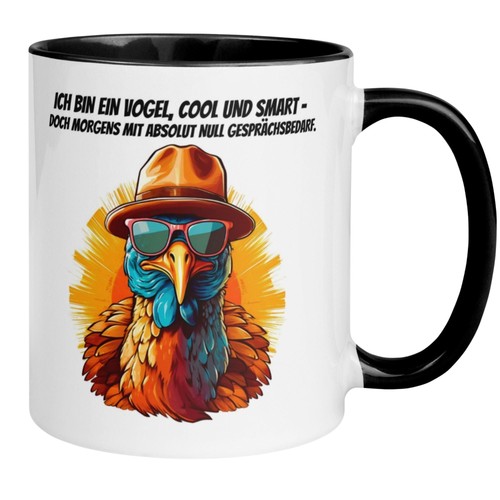 Tasse vogel morgens - vogel, –