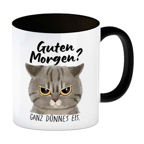Morgenmuffel katze - morgenmuffel,