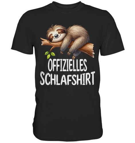 Herren shirt faultier - t-shirt,
