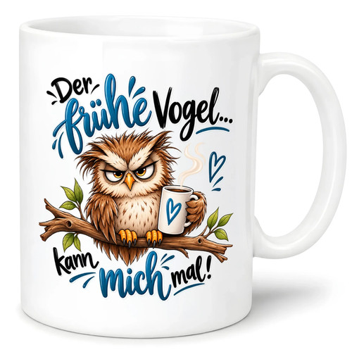 Eulen tasse der frühe - eulen,