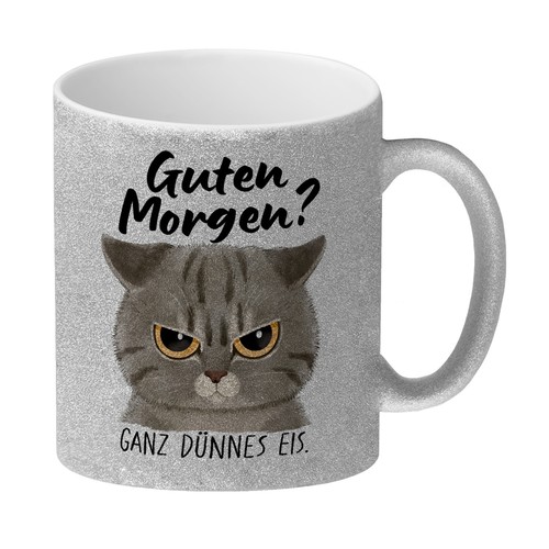 Morgenmuffel katze - morgenmuffel,