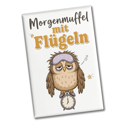 Souvenir magnet morgenmuffel - magnet,