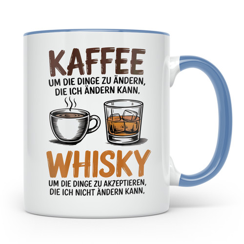 Kaffee whisky spruch tasse - whisky,