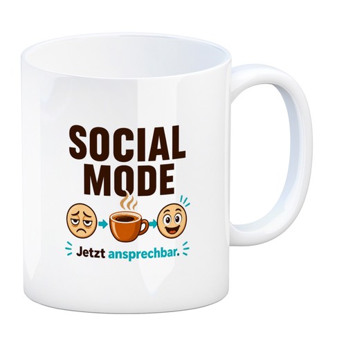 Kaffeebecher social mode - social,