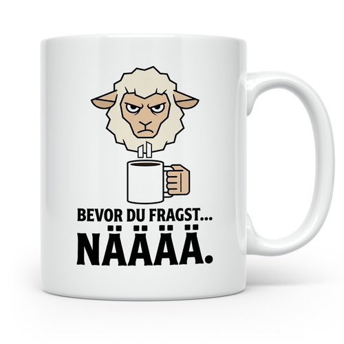 Morgenmuffel tasse mit spruch - morgenmuffel,