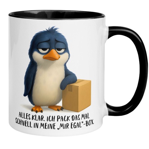 Tasse pinguin kommt in - –, „kommt