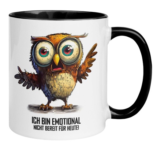 Tasse eule ich bin - –,